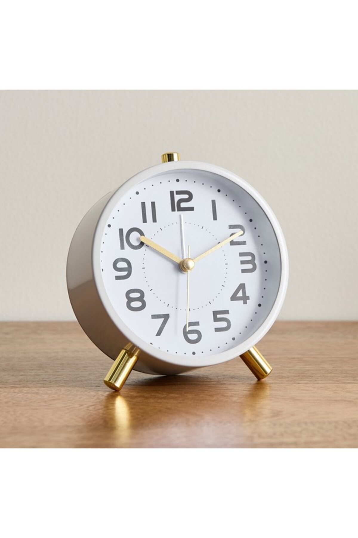 Home Box-Emir Metal Table Alarm Clock with Night Light 11x5.5x12 cm 1