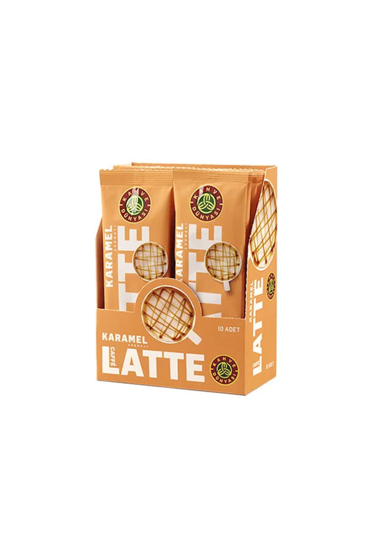 Kahve Dünyası Özel Seri Sıcak Karamel Aromalı Caffe Latte 10'lu