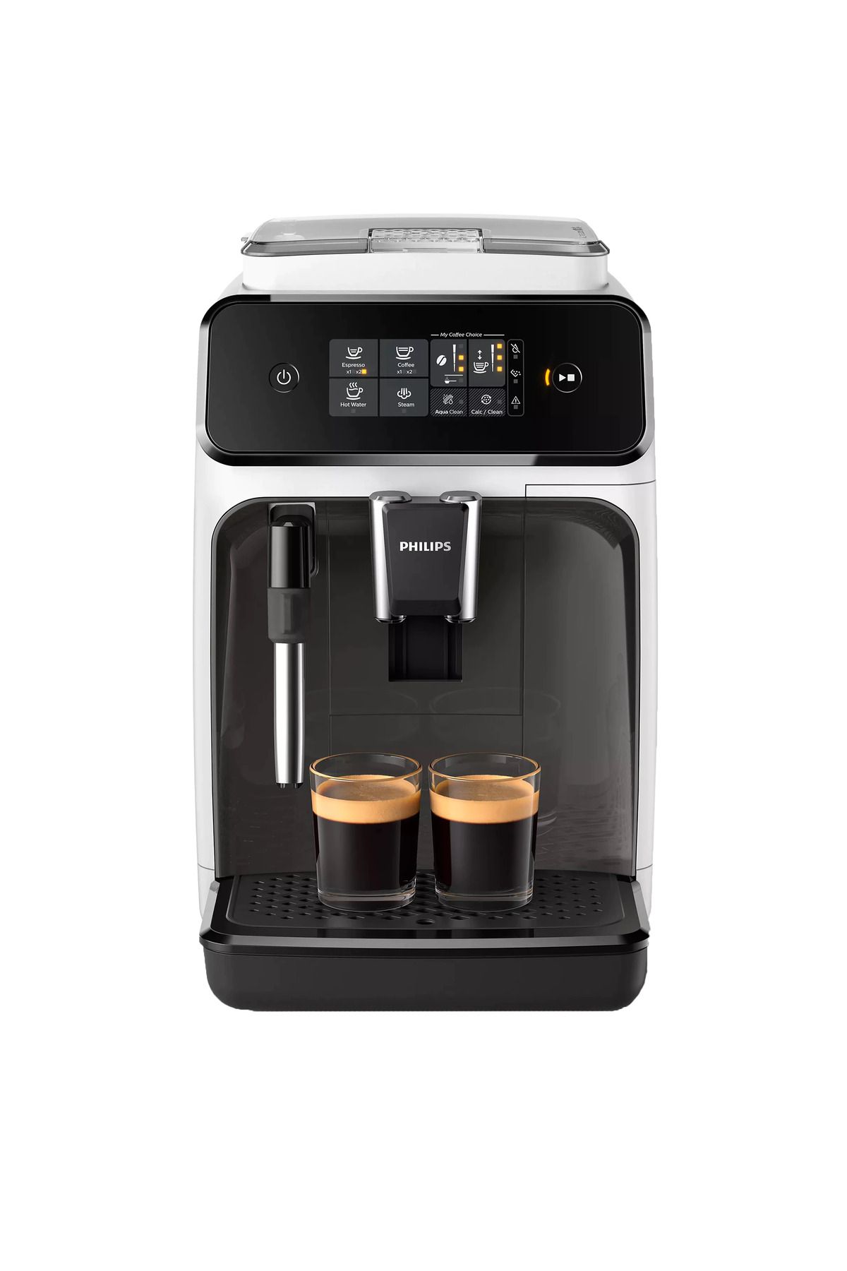 Philips-Espressor automat Philips EP1223/00 Seria 1200, 1500 W, 15 bar, 2 bauturi, Alb/Negru 1