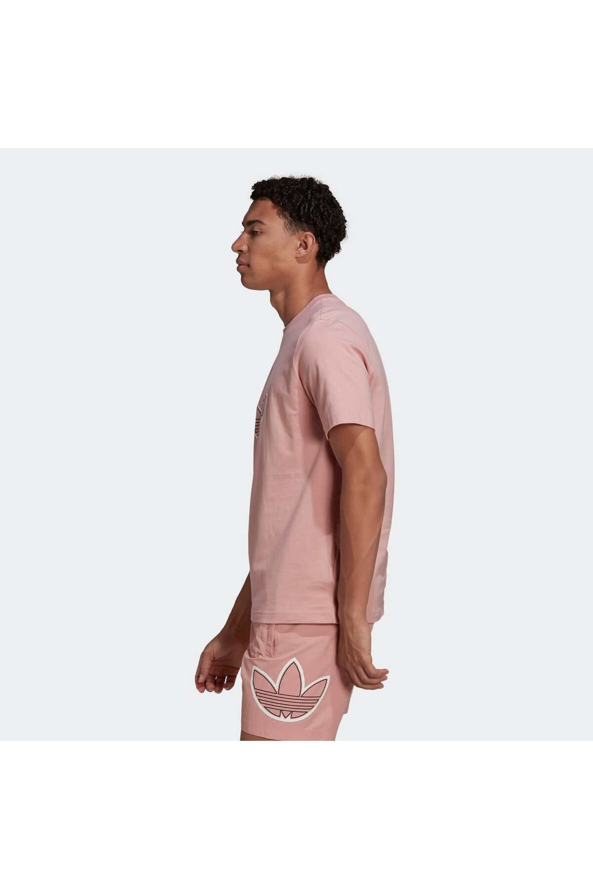 adidas-ADIDAS T-shirt for men OUTLINE LOGO T - HE4681 4