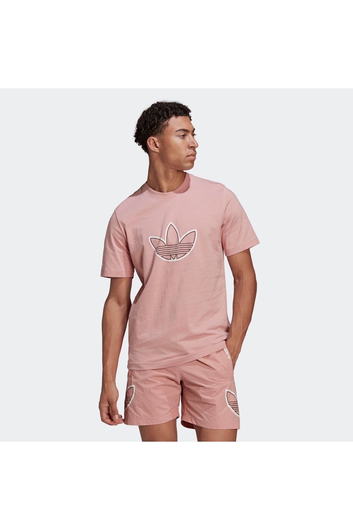 adidas-ADIDAS T-shirt for men OUTLINE LOGO T - HE4681 2