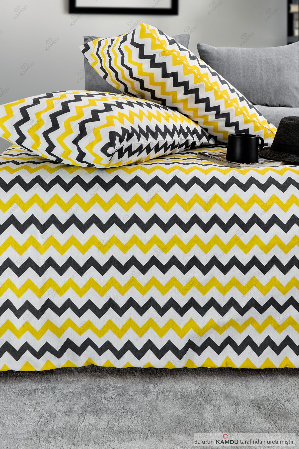 Kamdu-Single Duvet Cover Set - Elastic and Luxurious, Cotton Duvet Cover Set 2