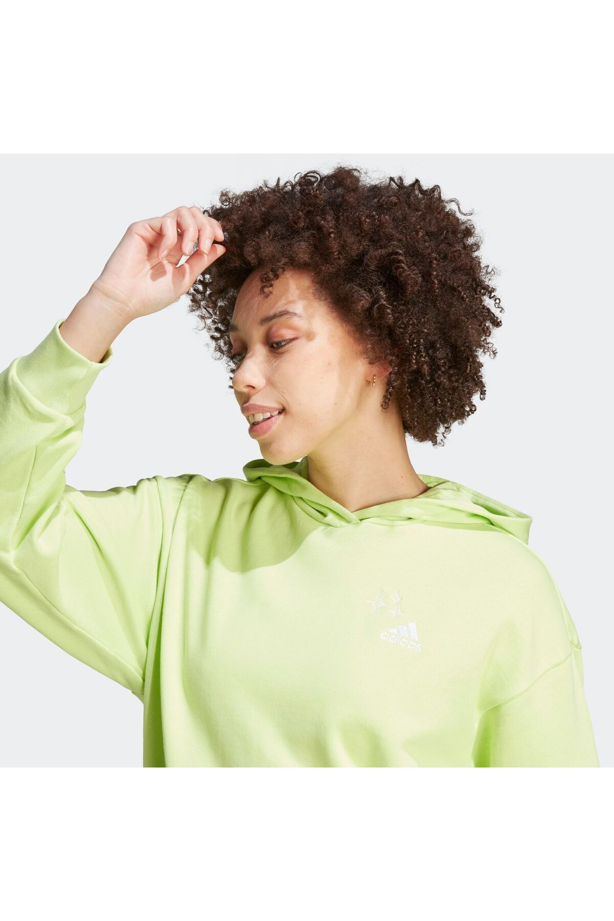 adidas-ADIDAS women's sweatshirt W BLUV Q3 FT HD - IJ6261 5