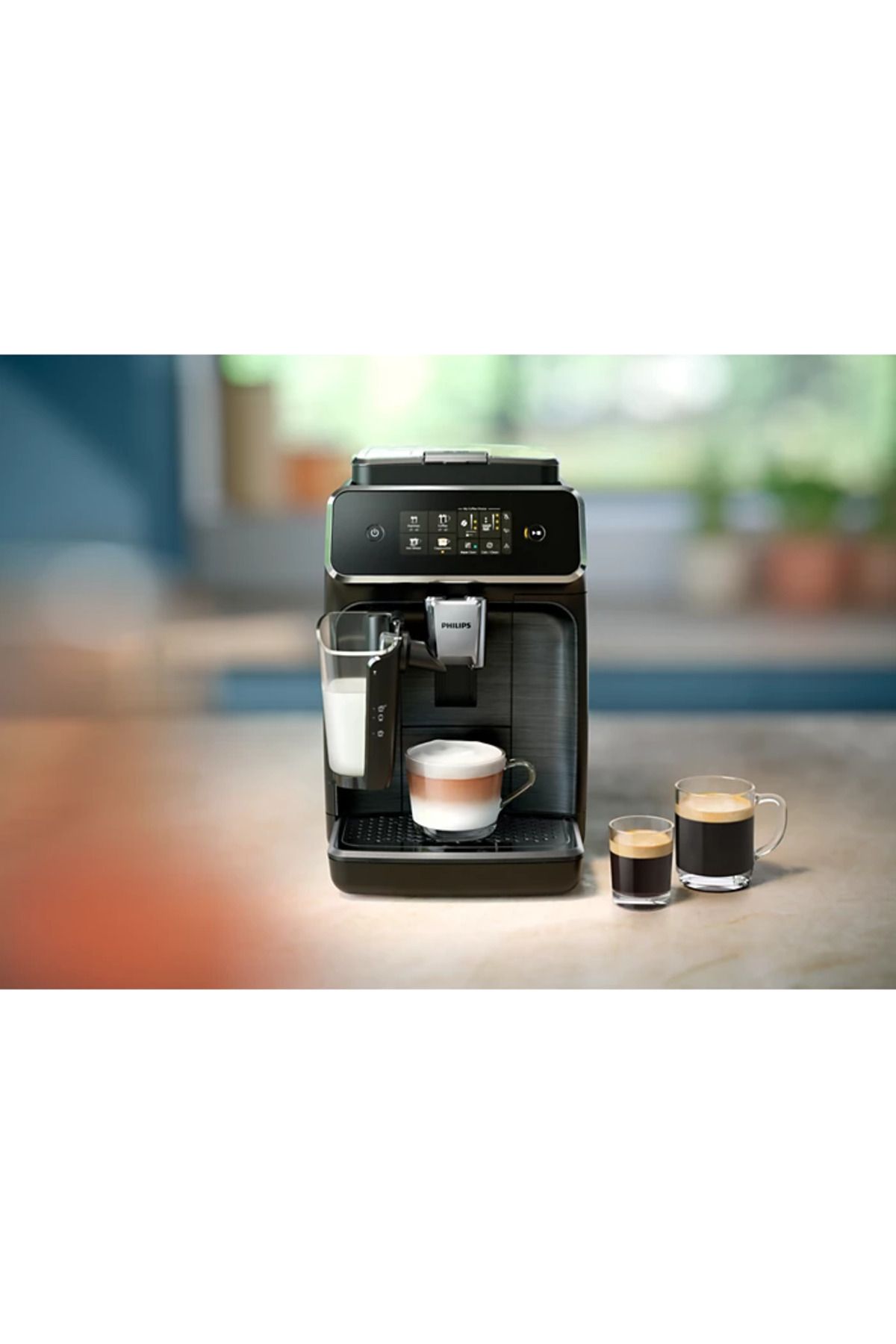 Philips-Espressor automat Philips EP2339/40, 1500W, 1.8l, 15 bar, sistem de spumare lapte LatteGo, Negru 5