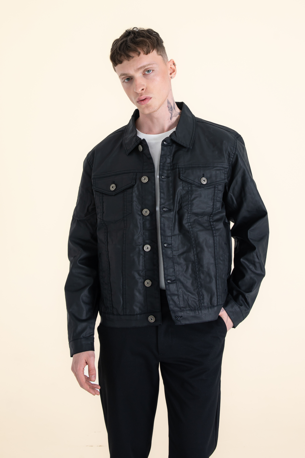 AESTHETIC TEXTILE  DERİ CEKET - Görsel 5