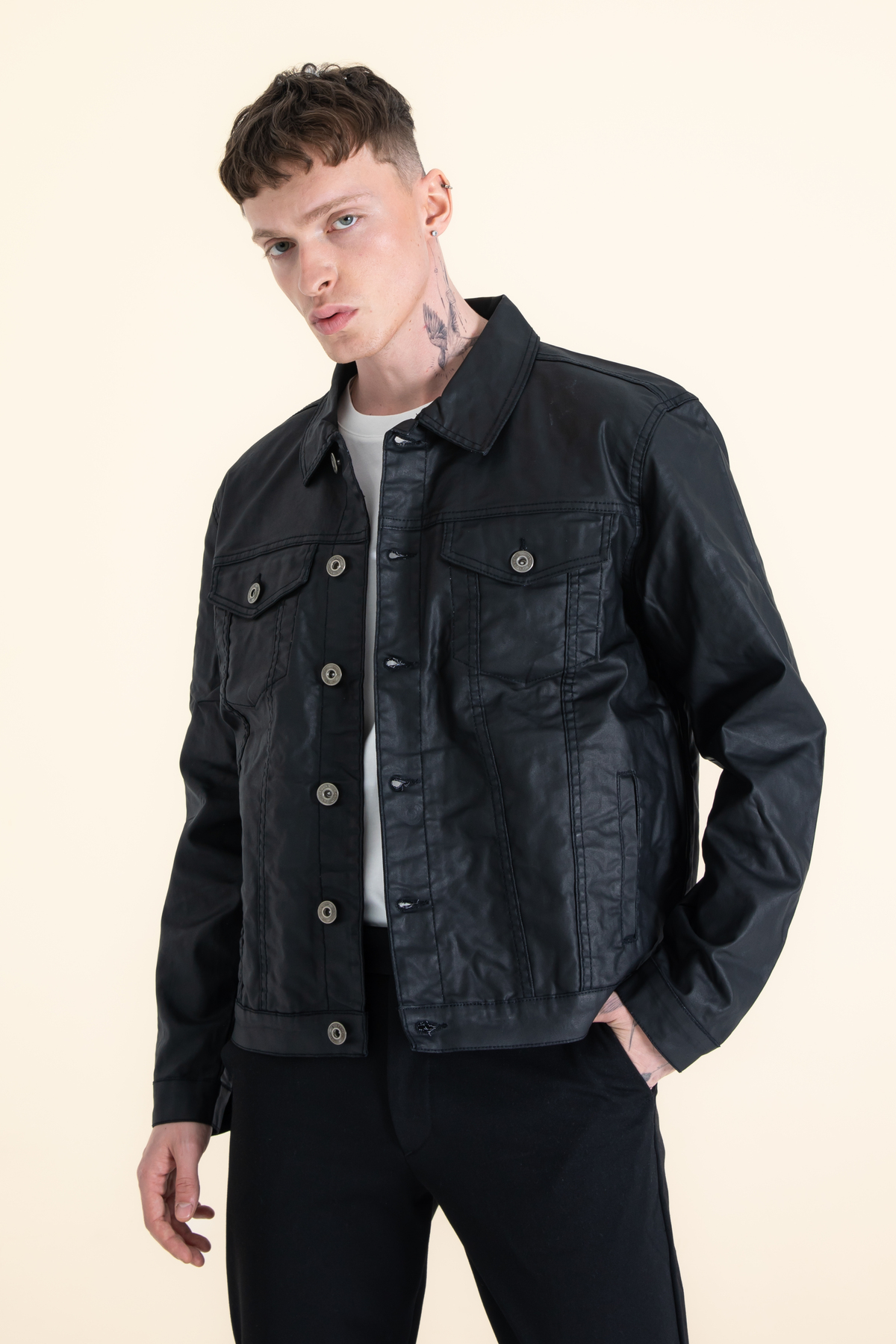 AESTHETIC TEXTILE  DERİ CEKET - Görsel 7