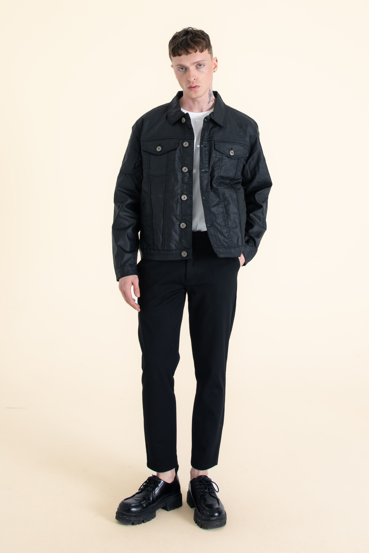 AESTHETIC TEXTILE  DERİ CEKET - Görsel 4