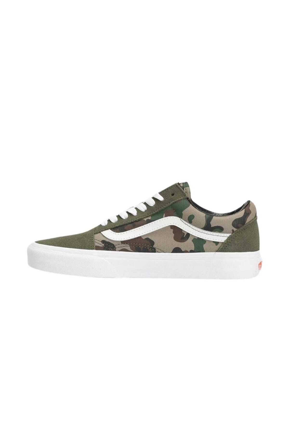 Vans-Old Skool Patterned Green Sneaker 3
