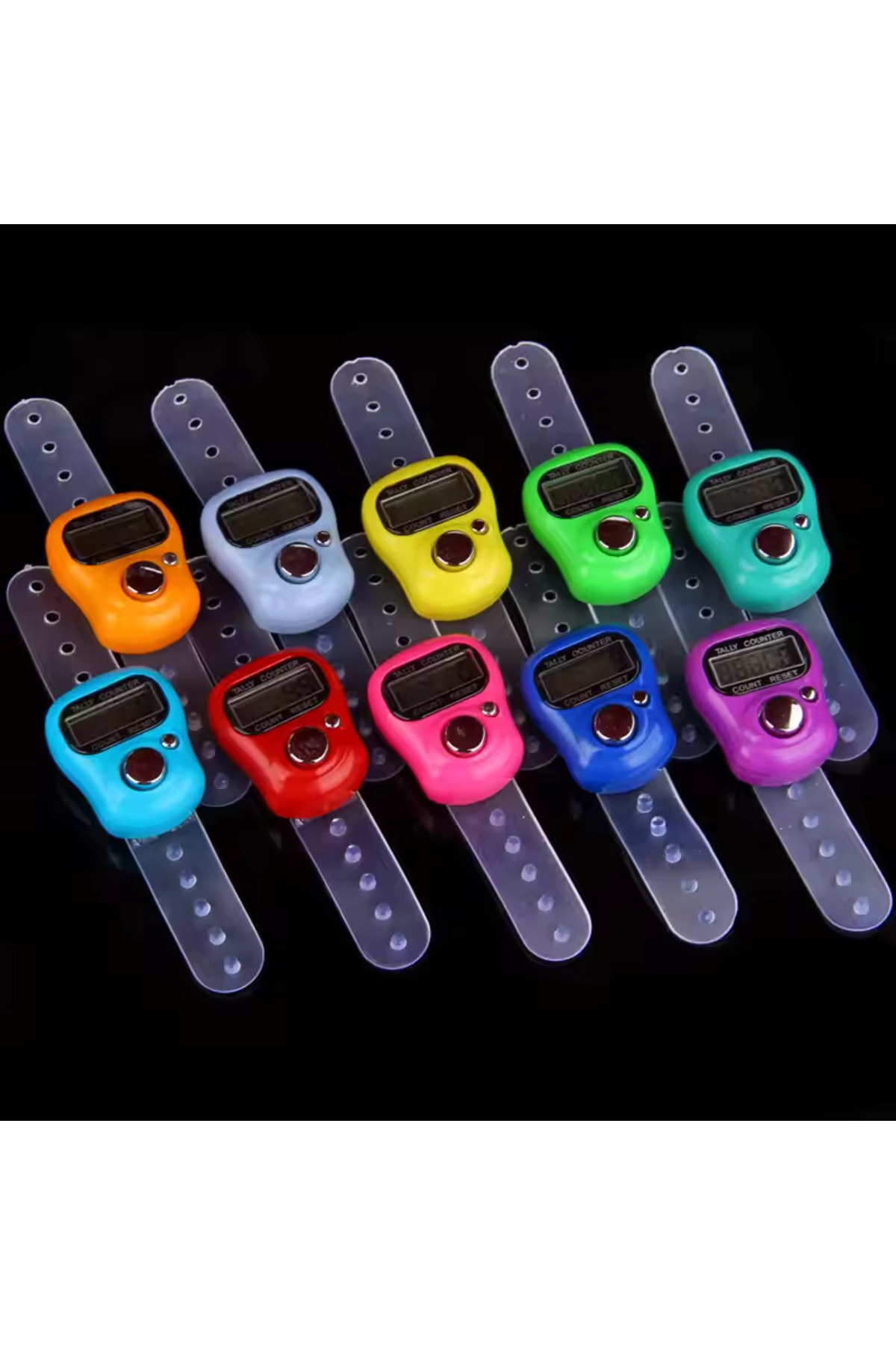 Mahi Max Resetli Kronometre Sayaç Yüzük Zikirmatik Tesbih - Renk Seçenekli 1 Adet