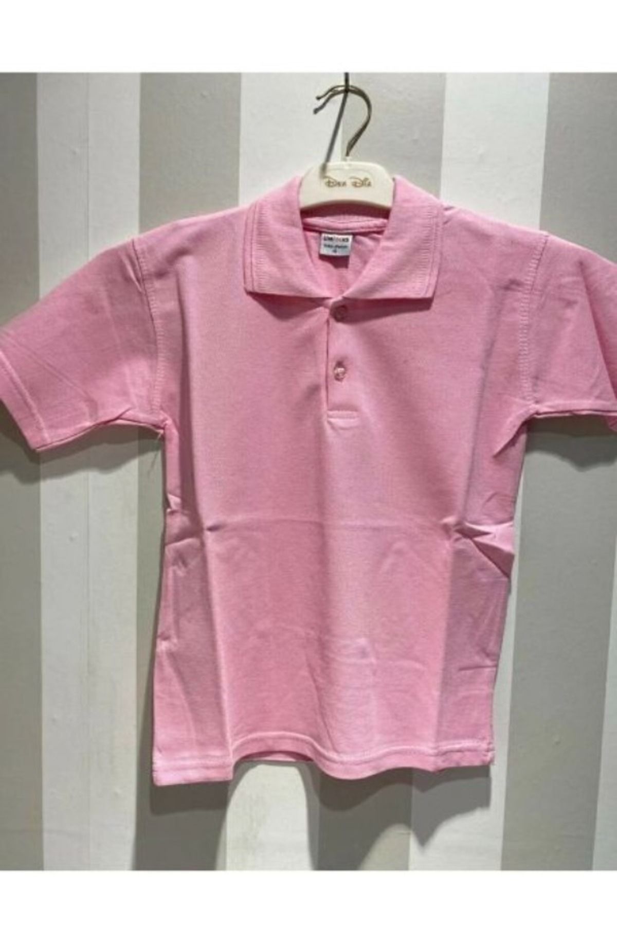 Unisex Çocuk Polo Yaka Yarım Kollu T-shirt