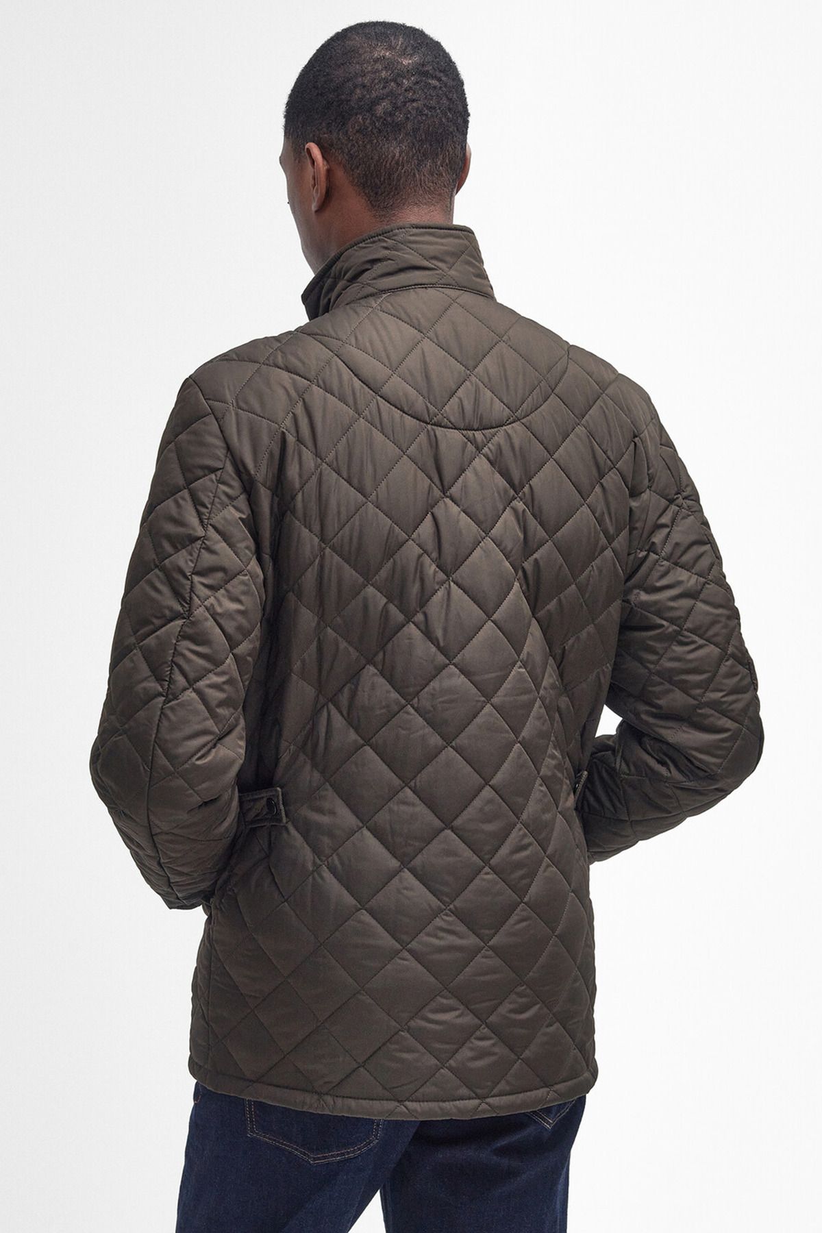 کاپشن چند رنگ مردانه ژاکت چلسی کاپیتون OL51 زیتون Barbour