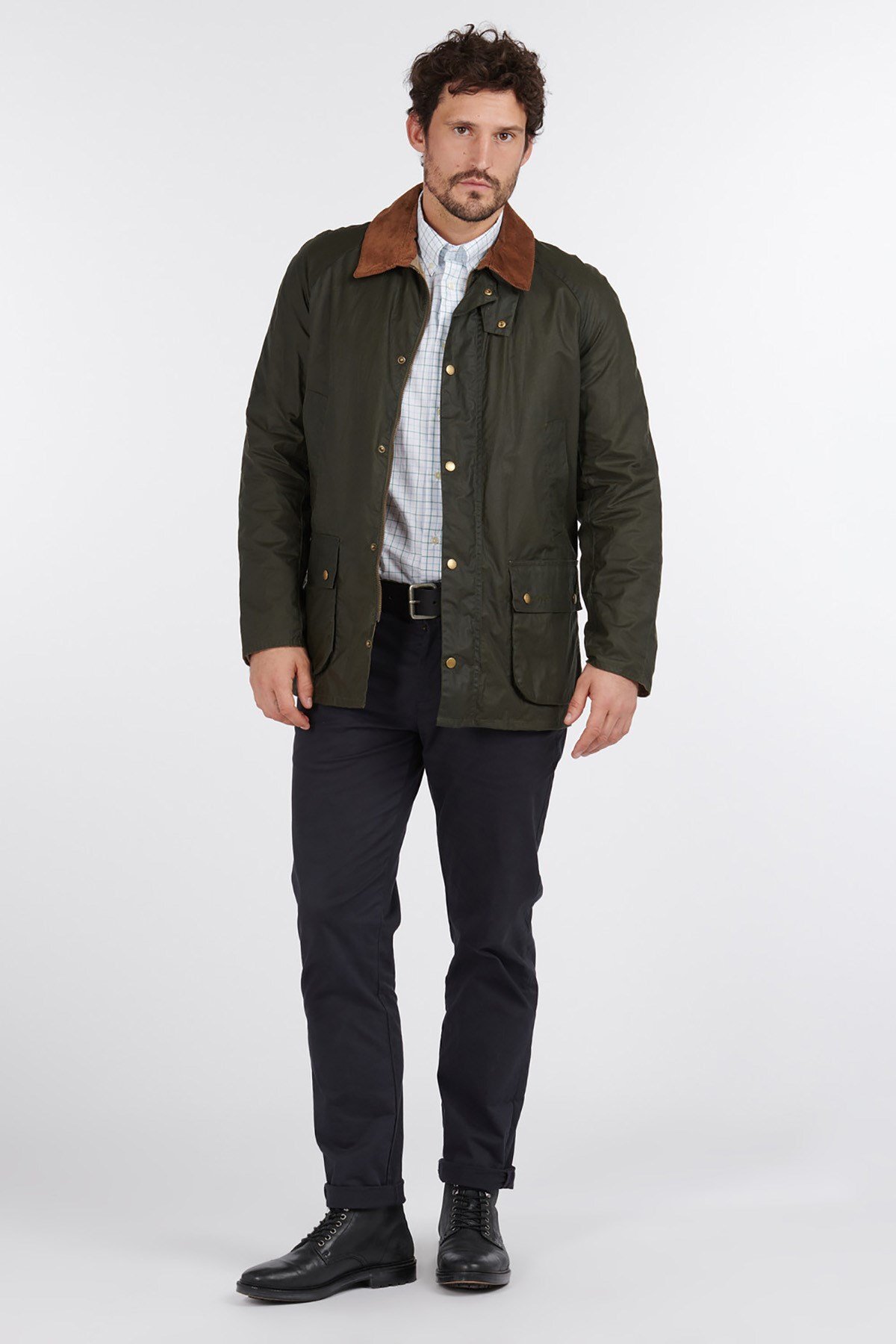 کاپشن مردانه راسته آستین بلند | باربور Barbour MWX1377-794 - تصویر 3