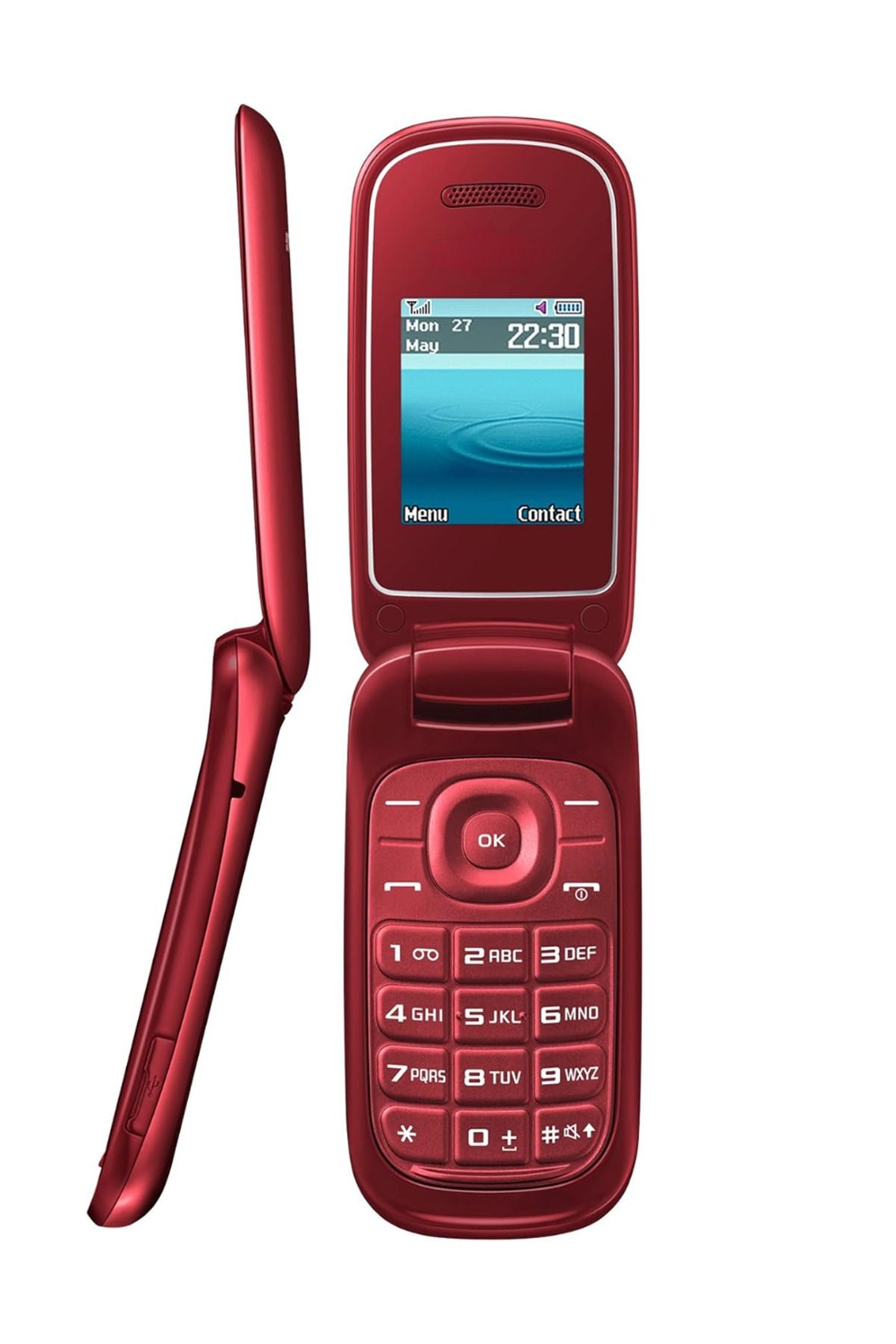 Samsung C&T 1270 Kapaklı Kırmızı Tuşlu Cep Telefonu