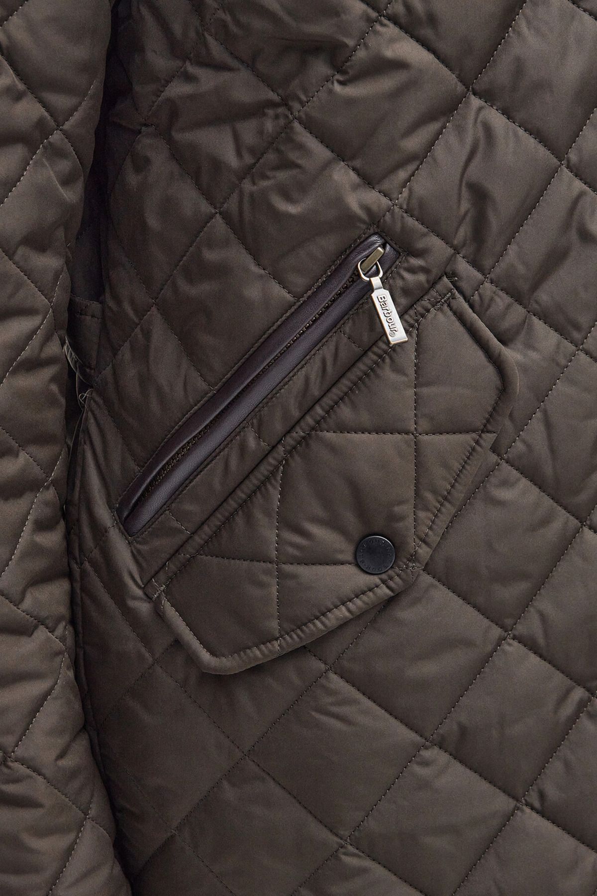 کاپشن چند رنگ مردانه ژاکت چلسی کاپیتون OL51 زیتون Barbour