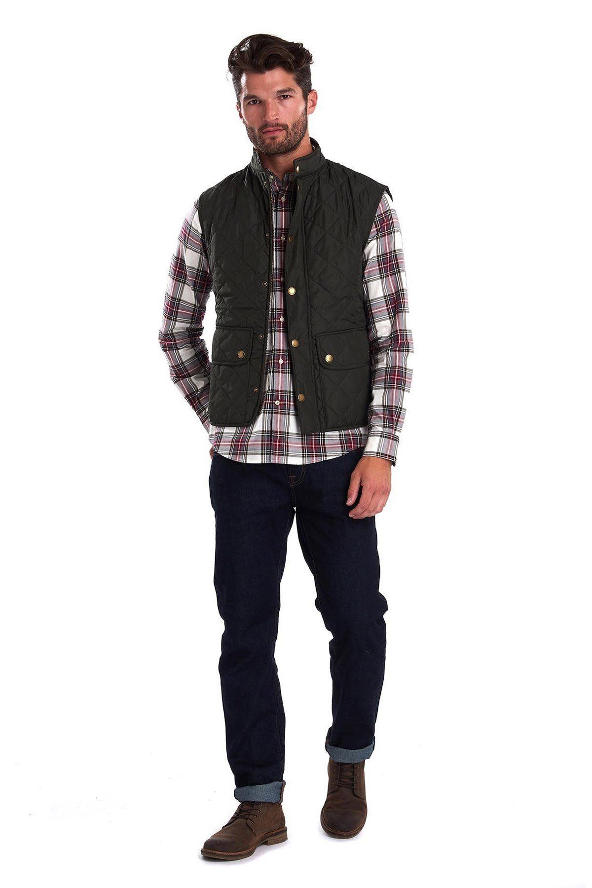جلیقه سبز مردانه زیرین GN71 SAGE Barbour