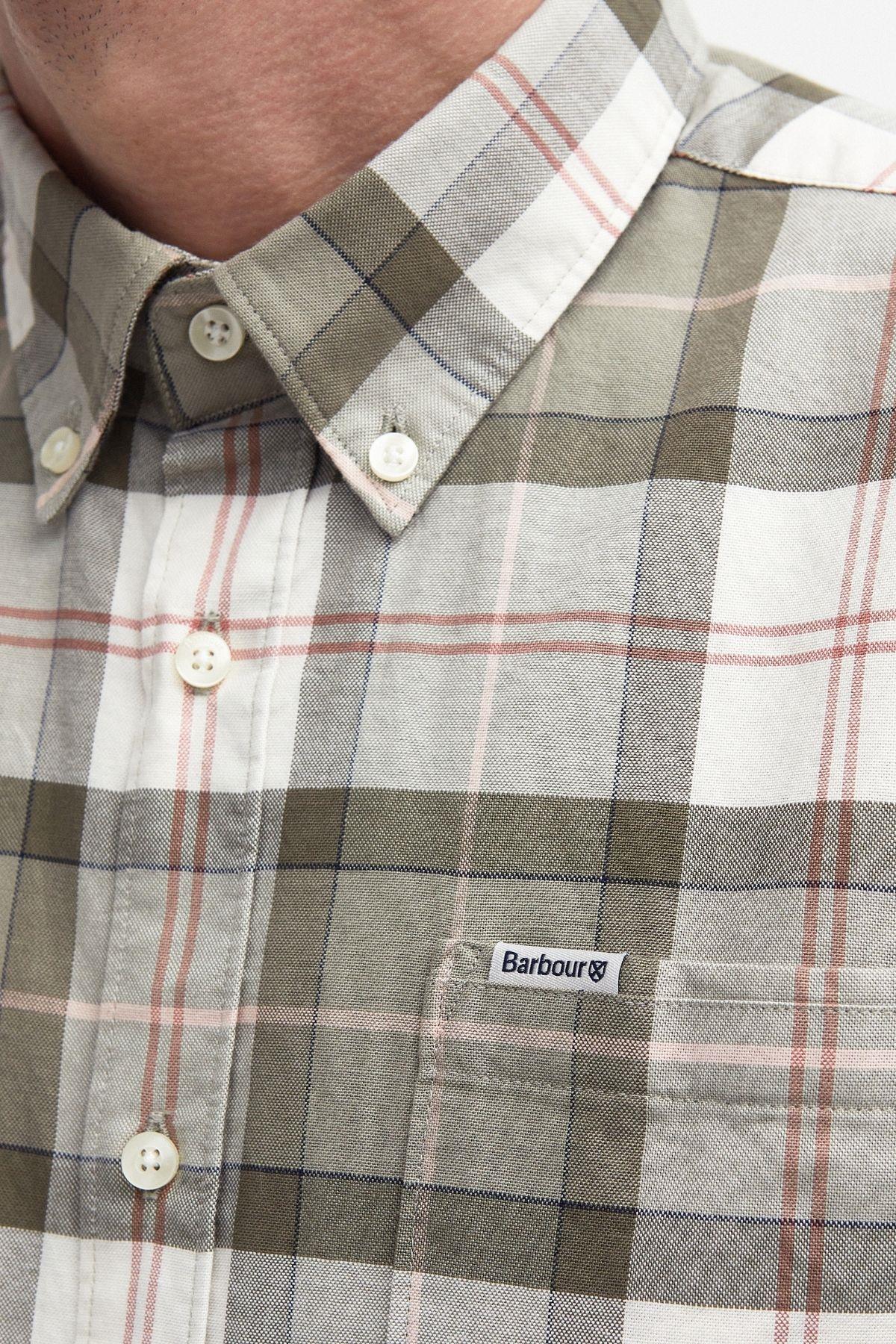 پیراهن مردانه شطرنجی آستین بلند | باربور Barbour MSH5070-TN24 - تصویر 7