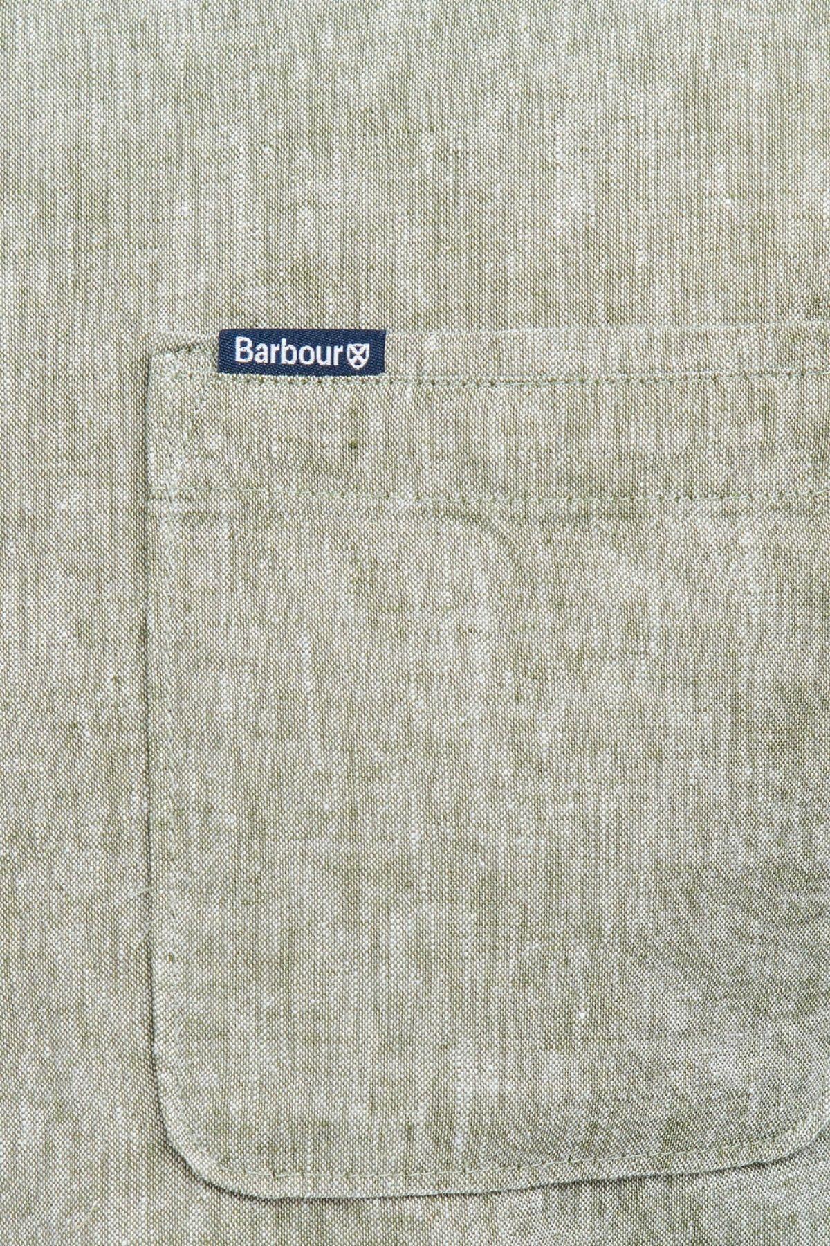 پیراهن مردانه راسته آستین بلند | باربور Barbour MSH5090-OL311 - تصویر 6