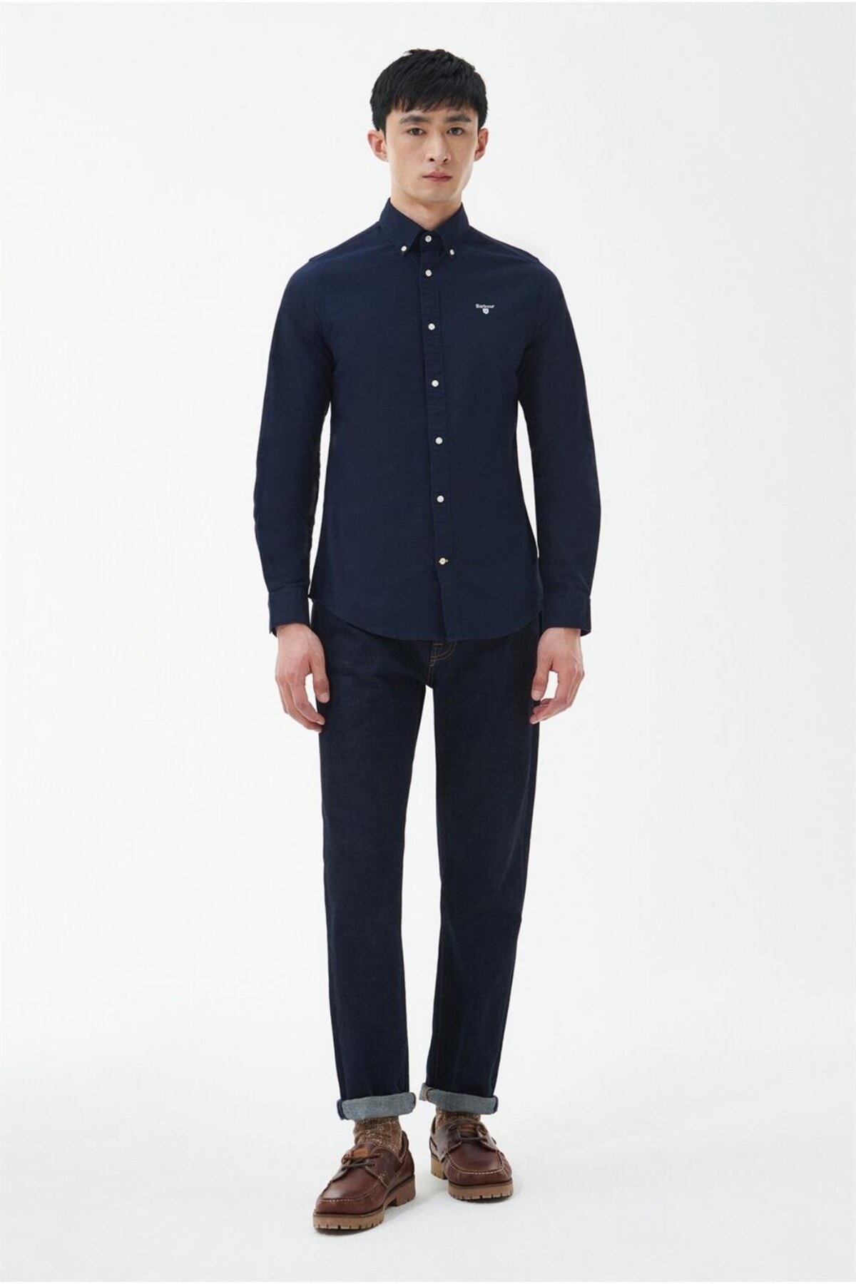 پیراهن مردانه راسته آستین بلند | باربور Barbour MSH5301-722 - تصویر 3