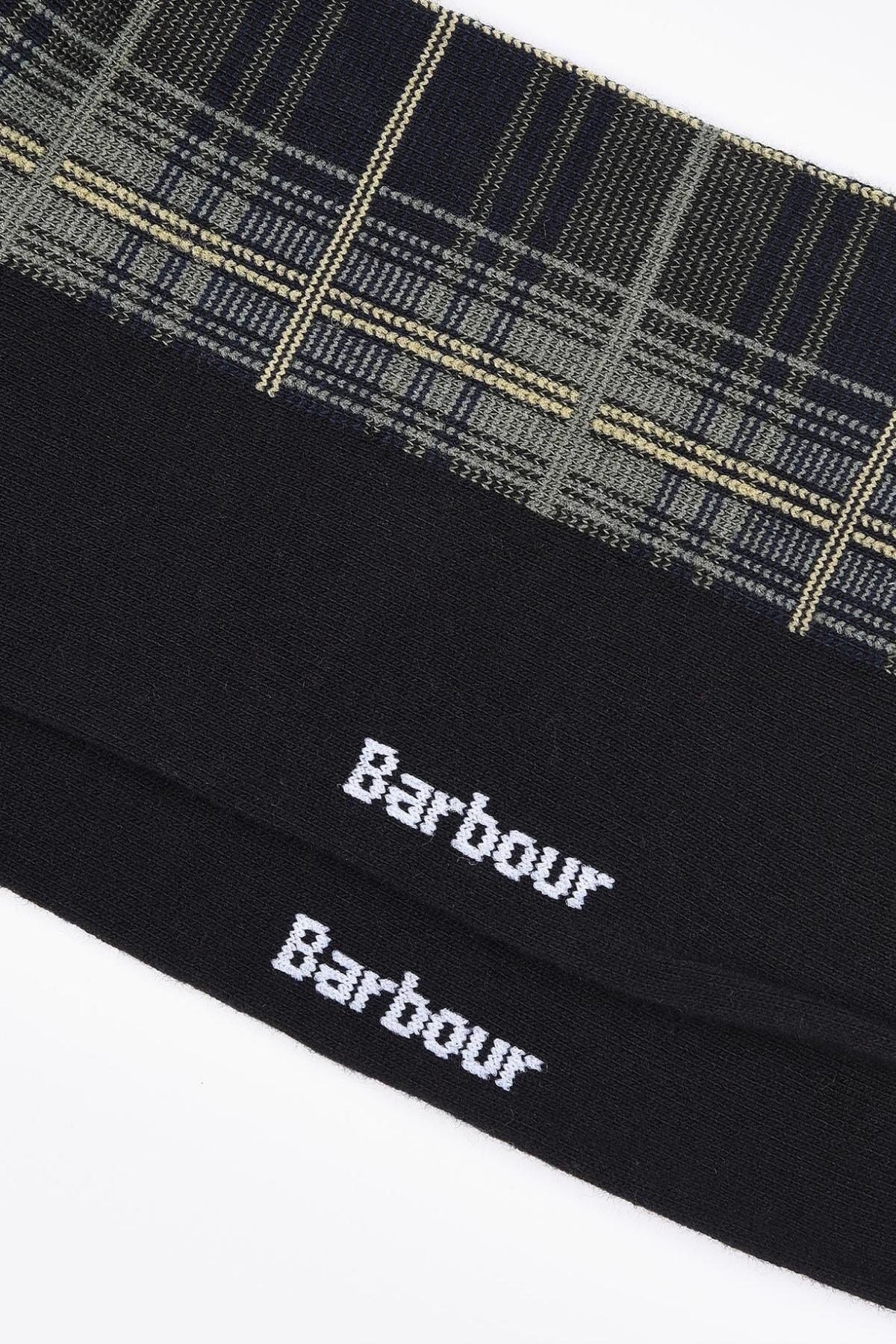 جوراب مردانه شطرنجی | باربور Barbour MSO0199-OL31 - تصویر 3