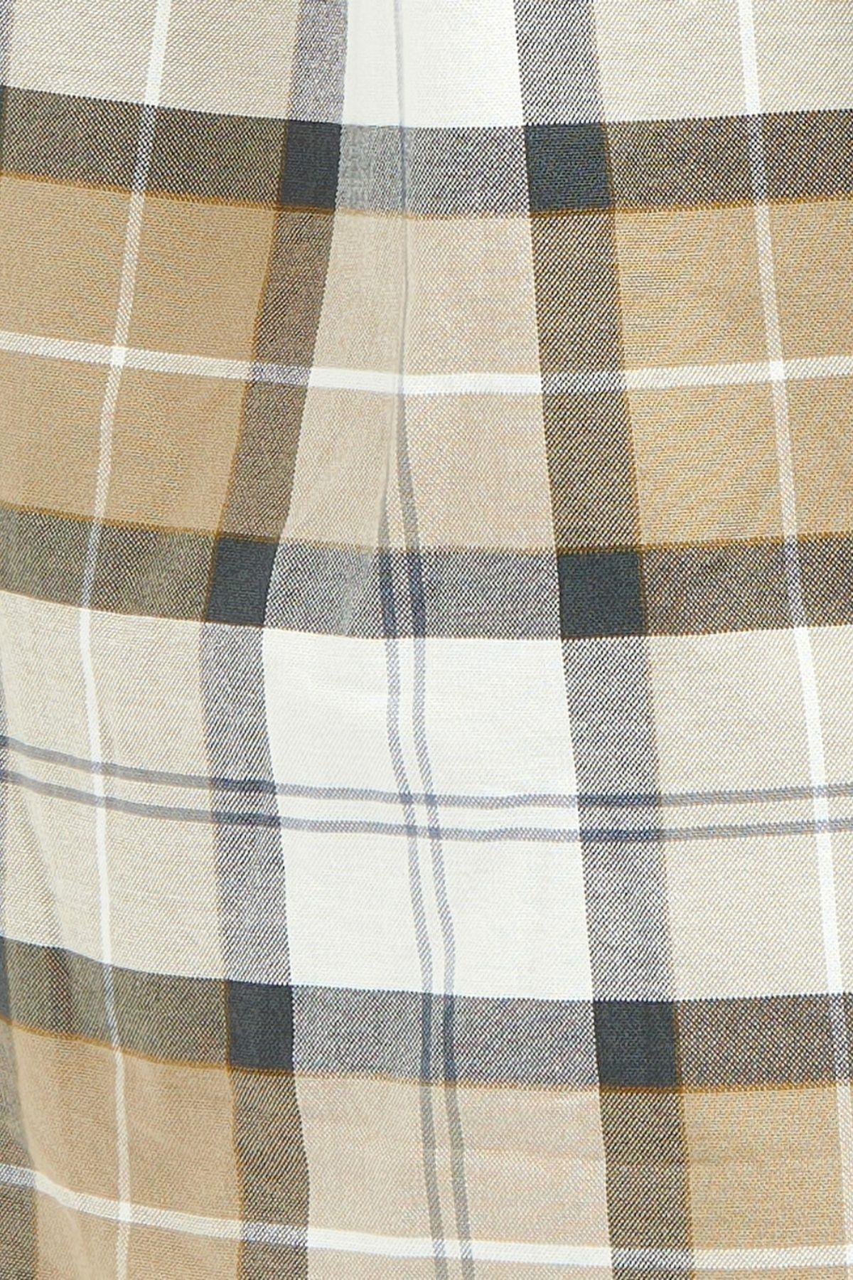 پیراهن مردانه راسته آستین بلند | باربور Barbour MSH5070-tn88 - تصویر 7