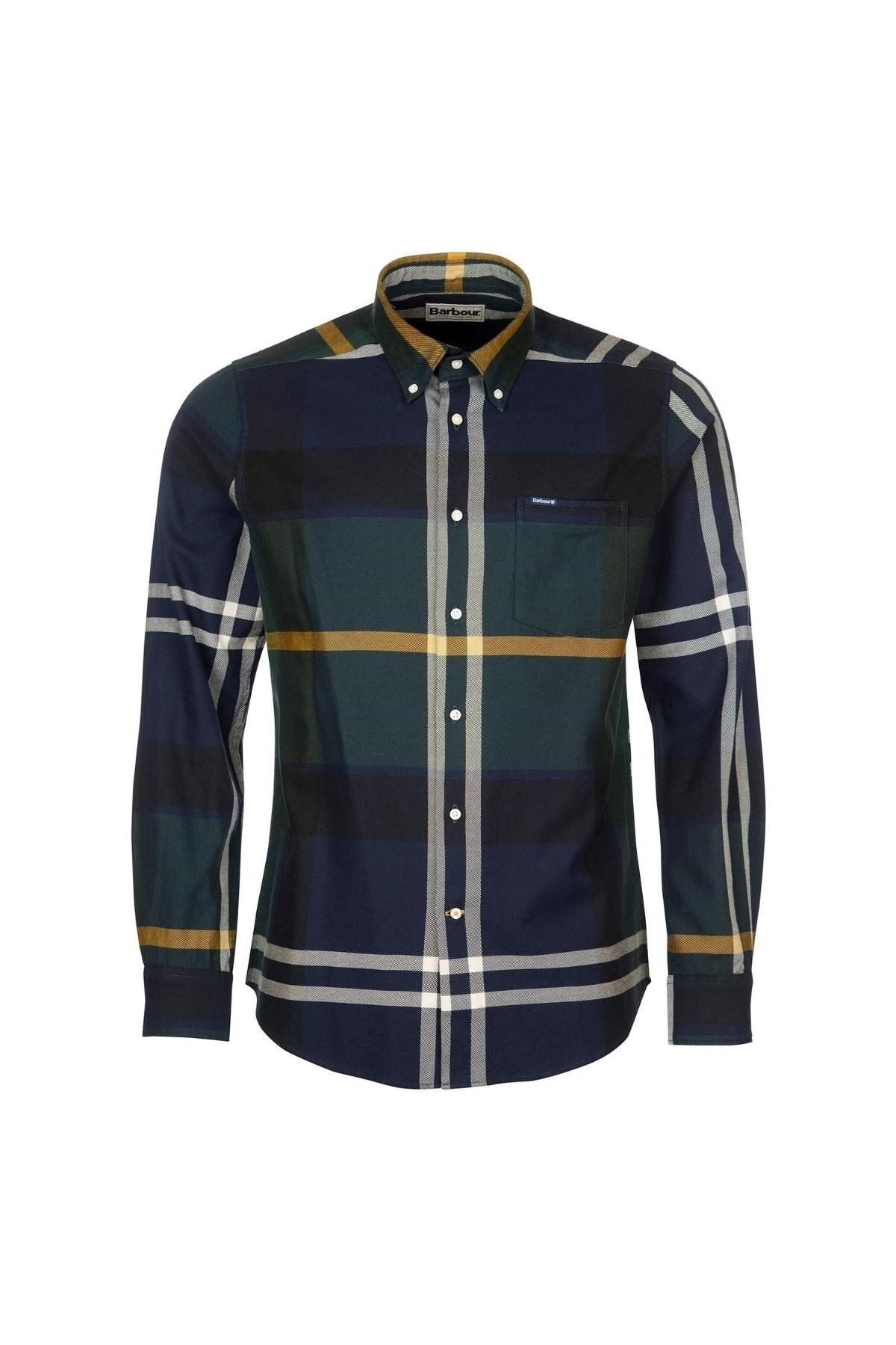 پیراهن / بلوز دکمه دار مشکی مردانه خیاطی TN55 اورجینال Barbour