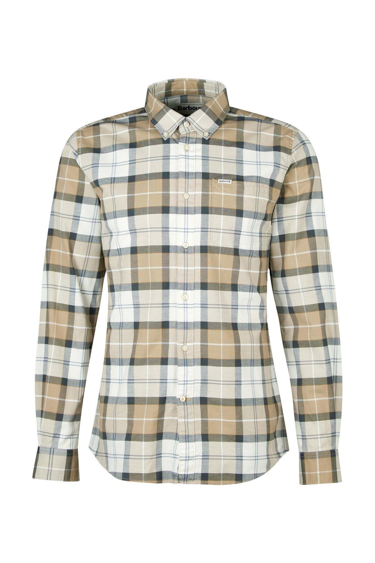پیراهن مردانه راسته آستین بلند | باربور Barbour MSH5070-tn88 - تصویر 2