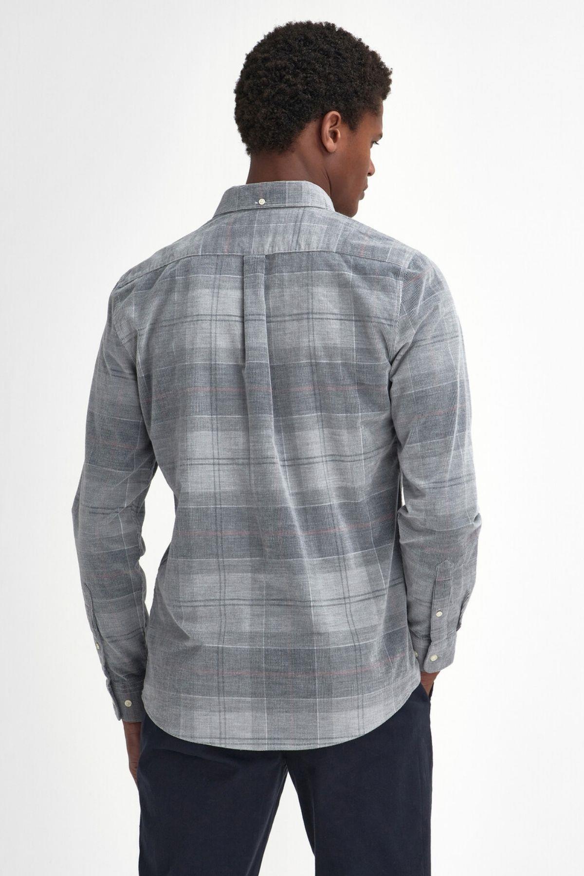 پیراهن مردانه شطرنجی آستین بلند | باربور Barbour MSH4986-T21 - تصویر 6