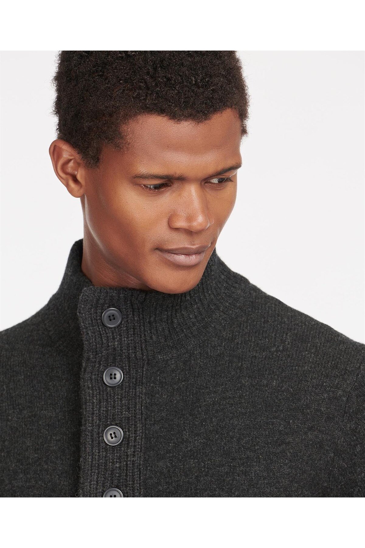بافت مردانه راسته آستین بلند | باربور Barbour MKN0585-357 - تصویر 5
