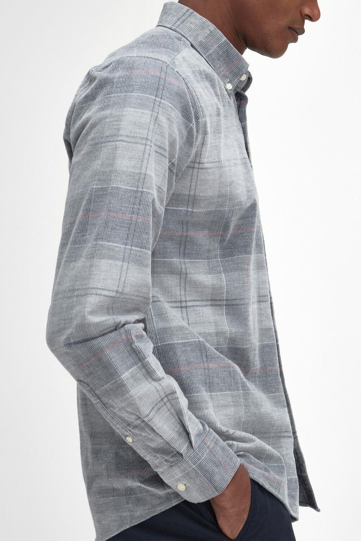 پیراهن مردانه شطرنجی آستین بلند | باربور Barbour MSH4986-T21 - تصویر 5