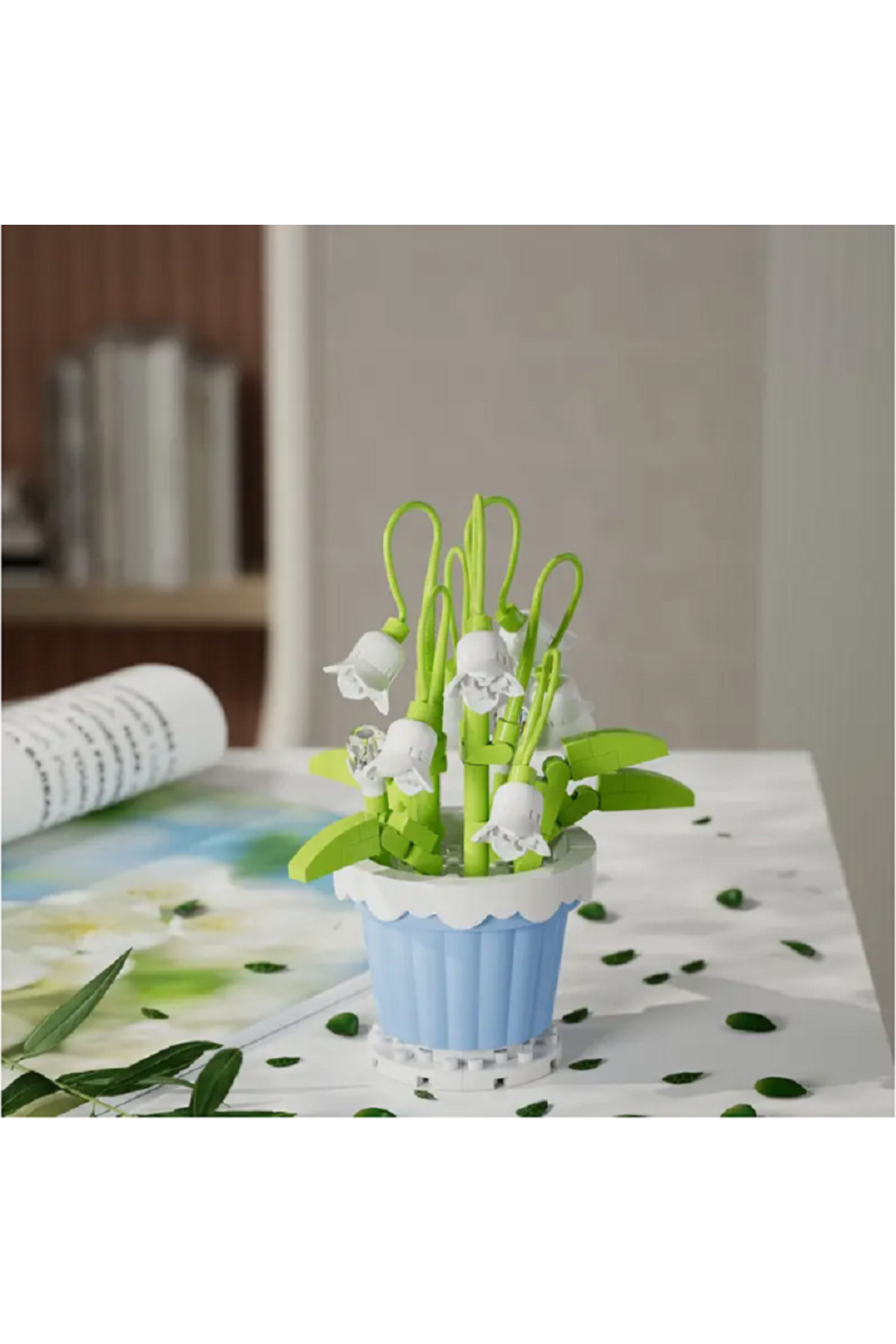 گلدان گل سنبلِ دره، بلوک‌های ساختمانی گل، پازل ۷۲۲۱