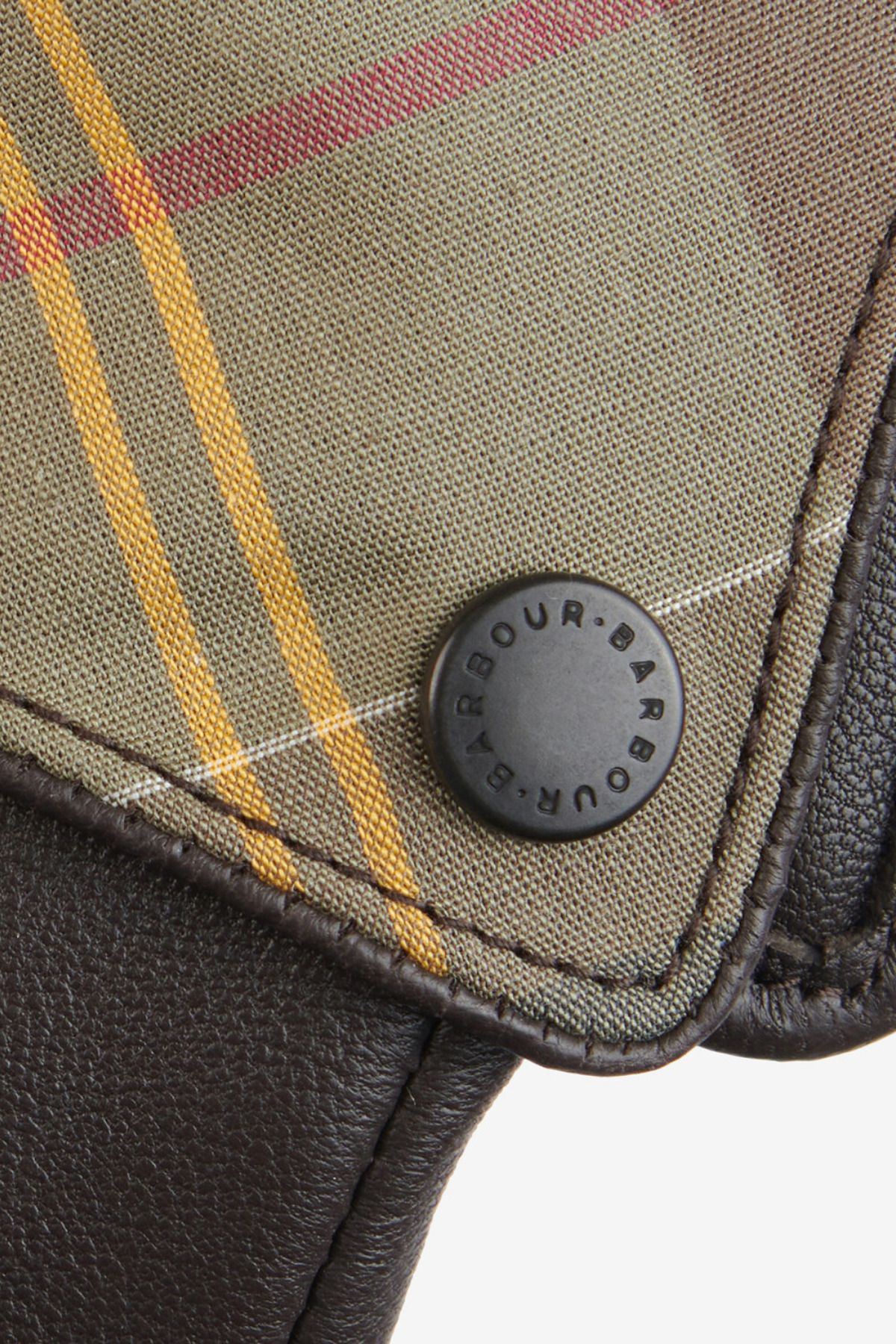 دستکش مشکی زنانه چرمی لیدی جین BR11 CHOC با Barbour