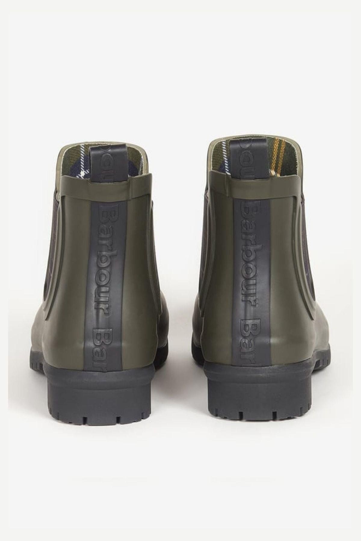 چکمه سبز زنانه بوت پوتین OL11 اورجینال Barbour