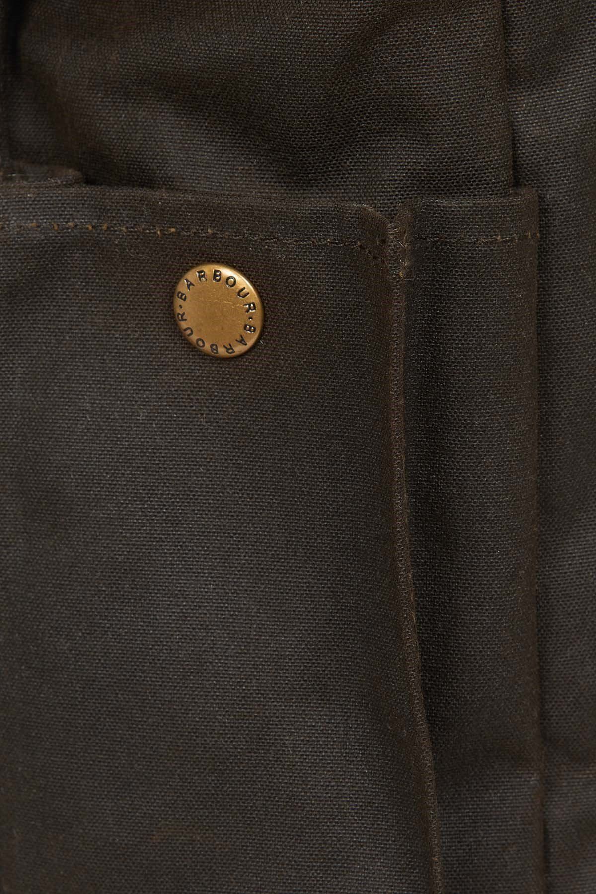 کیف پیام رسان سبز مردانه و زنانه زیتون مسنجر ضروری موم اورجینال Barbour