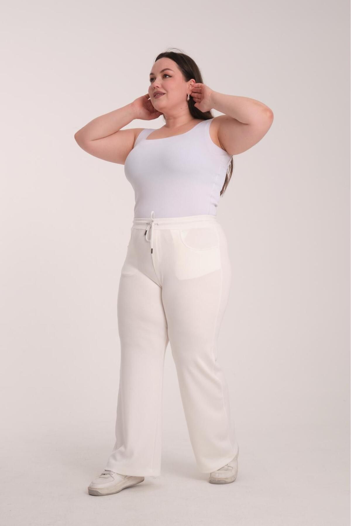 SERRAXXL-Palazzo (Oysho) Fabric Large Size Pants 6