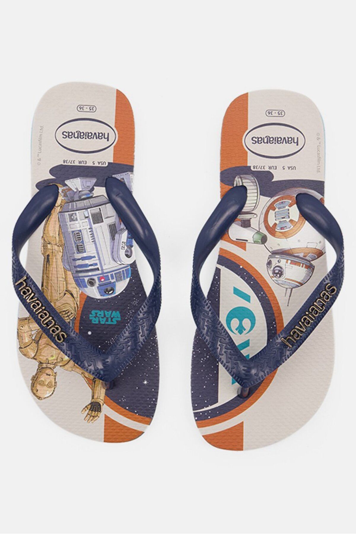 Havaianas-Men Star Wars Slip On Slippers, Blue Combo 4