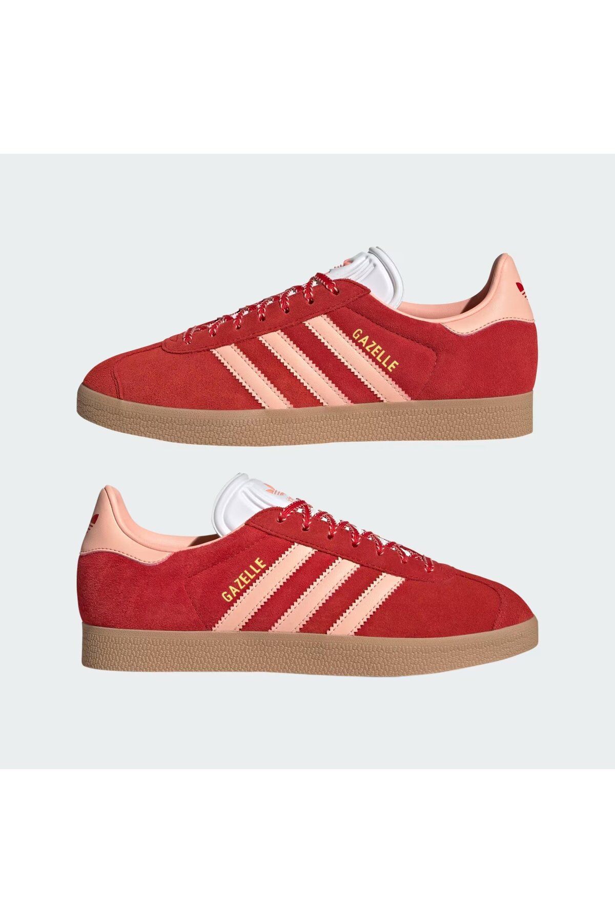 اسنیکر قرمز زنانه کفش ورزشی روزانه غازل adidas
