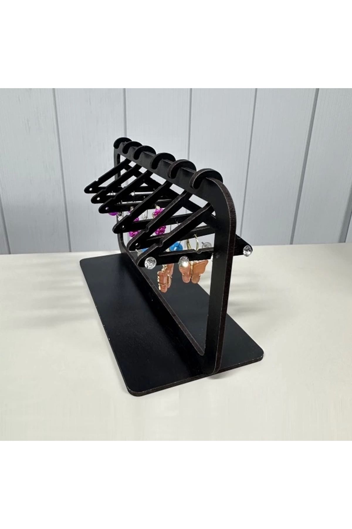 Yenimiyeni-Wooden Hanger Shaped Earring Stand / Organizатор 2