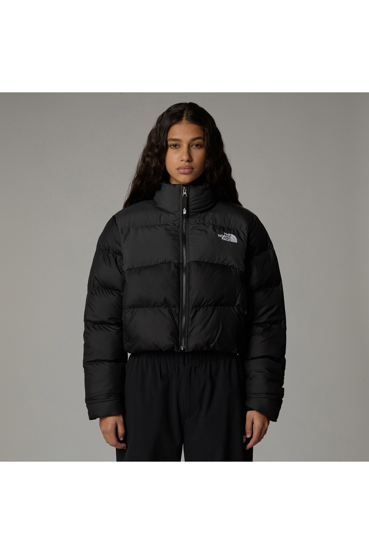 THE NORTH FACE Cropped Saikuru Kadın Siyah Outdoor Mont görsel 4