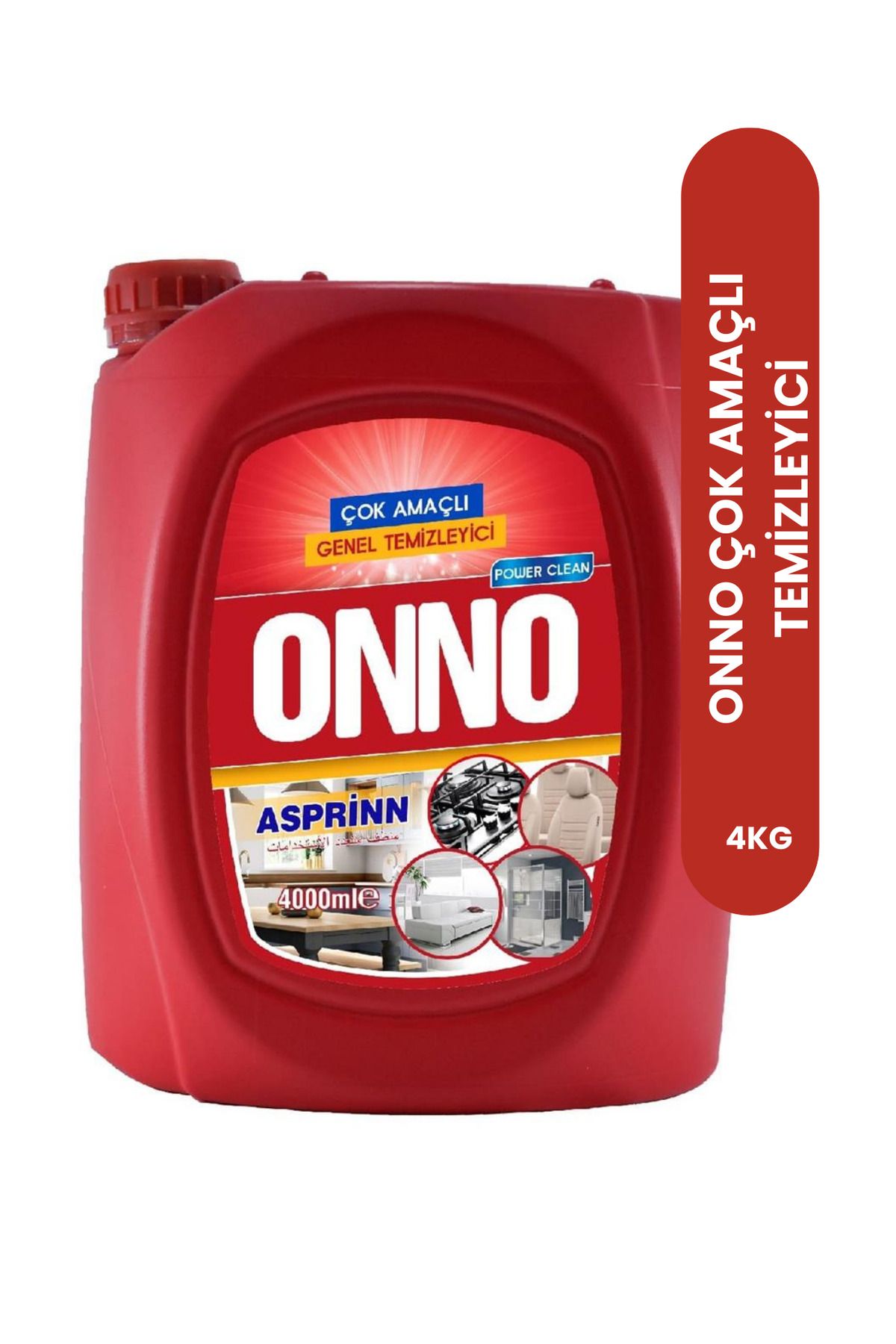 ONNO Multi Purpose Cleaner Asprine Çok Amaçlı Genel Temizleyici 4000ml