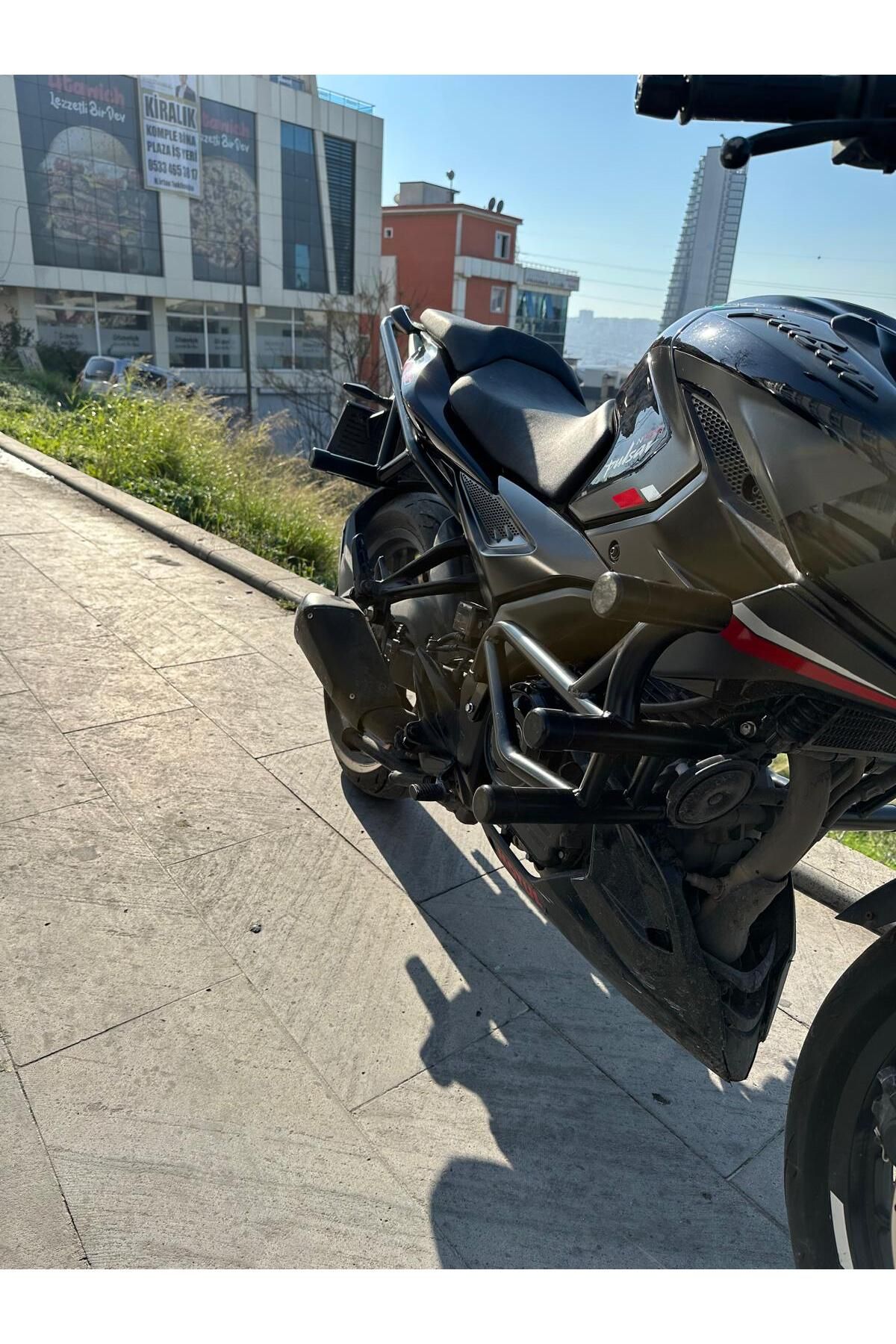 Hamza Motors Bajaj Pulsar N250 Koruma Demiri Set (SİYAH)