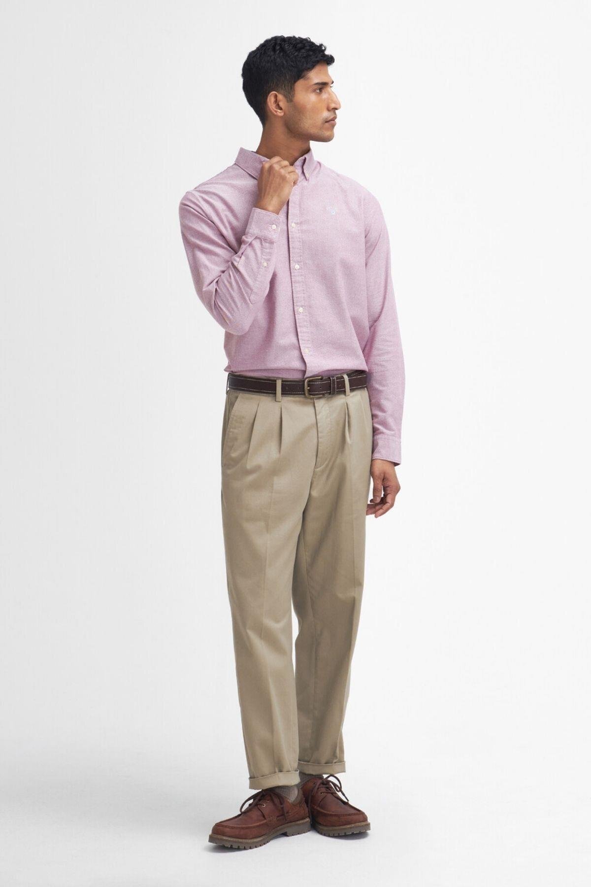 پیراهن مردانه راسته آستین بلند | باربور Barbour MSH5301-RE44 - تصویر 3