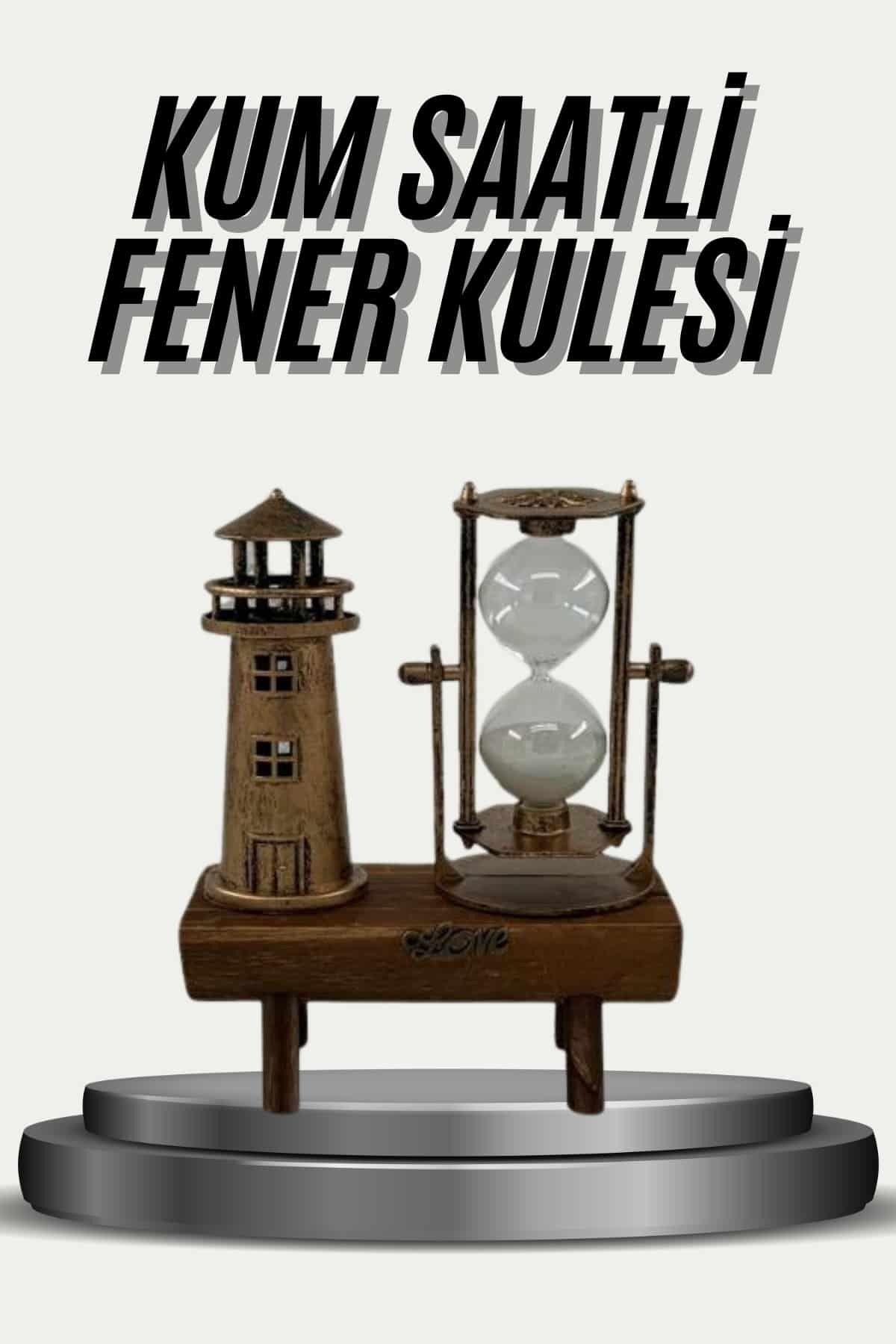 ASTRALTECH Eyfel Kulesi ve Deniz Feneri Dekoratif Masa Biblosu Hediyelik