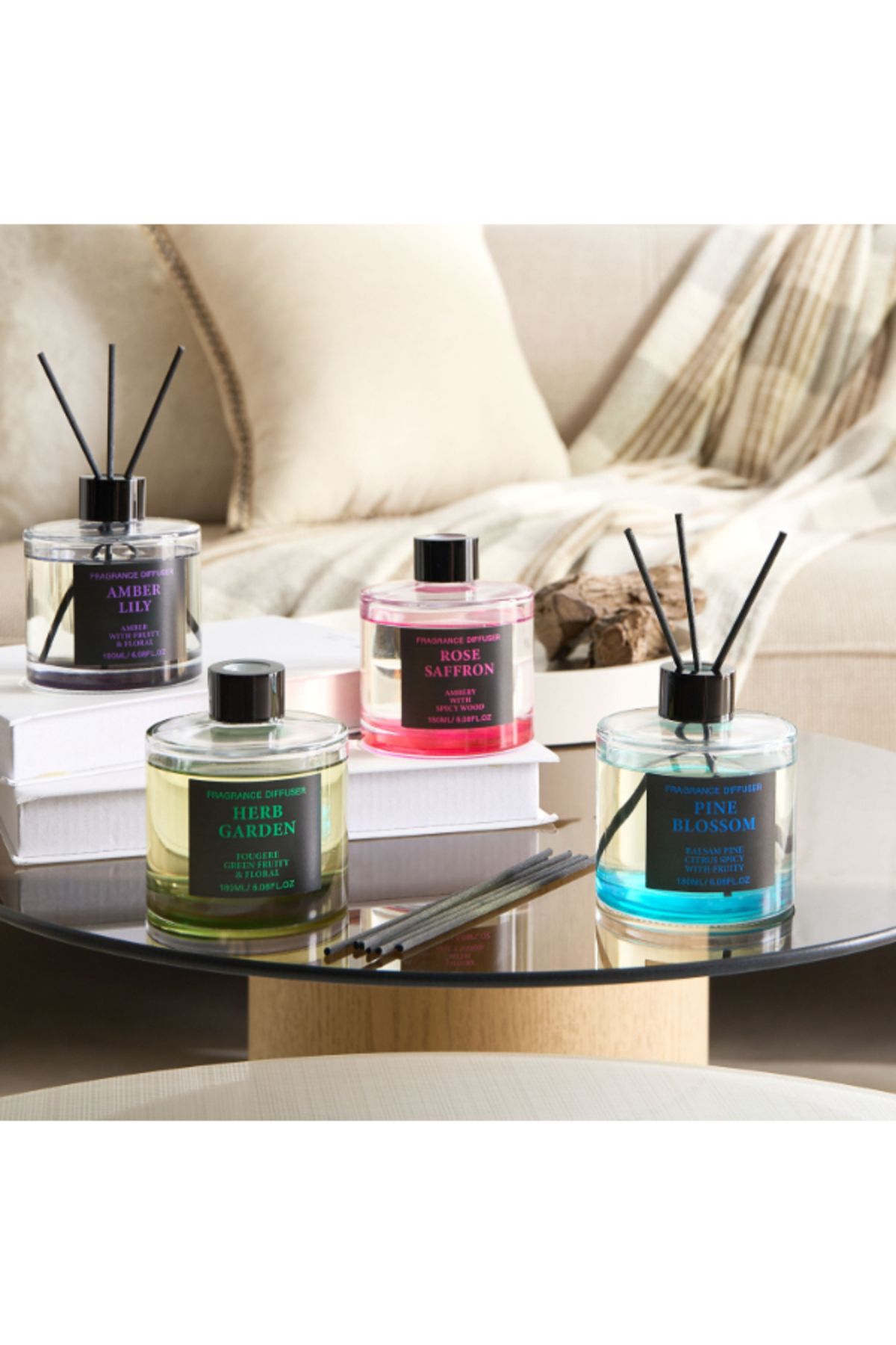 Home Box-Abbey Something in the Dark Herb Garden Reed Diffuser 180 ml 4