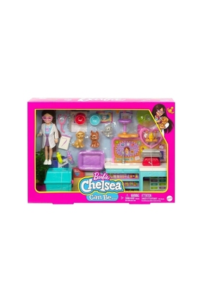 Barbie HGT12 Chelsea Meslekleri Öğreniyor Veteriner Oyun Seti