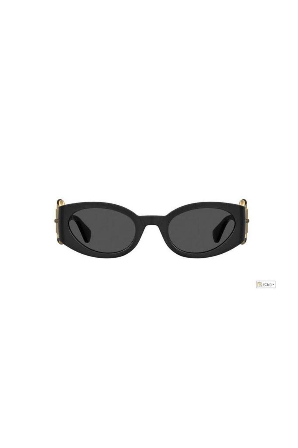 Moschino-Women's Sunglasses Mos154/s 2m2-black Goldcaliber 53-23-135 3
