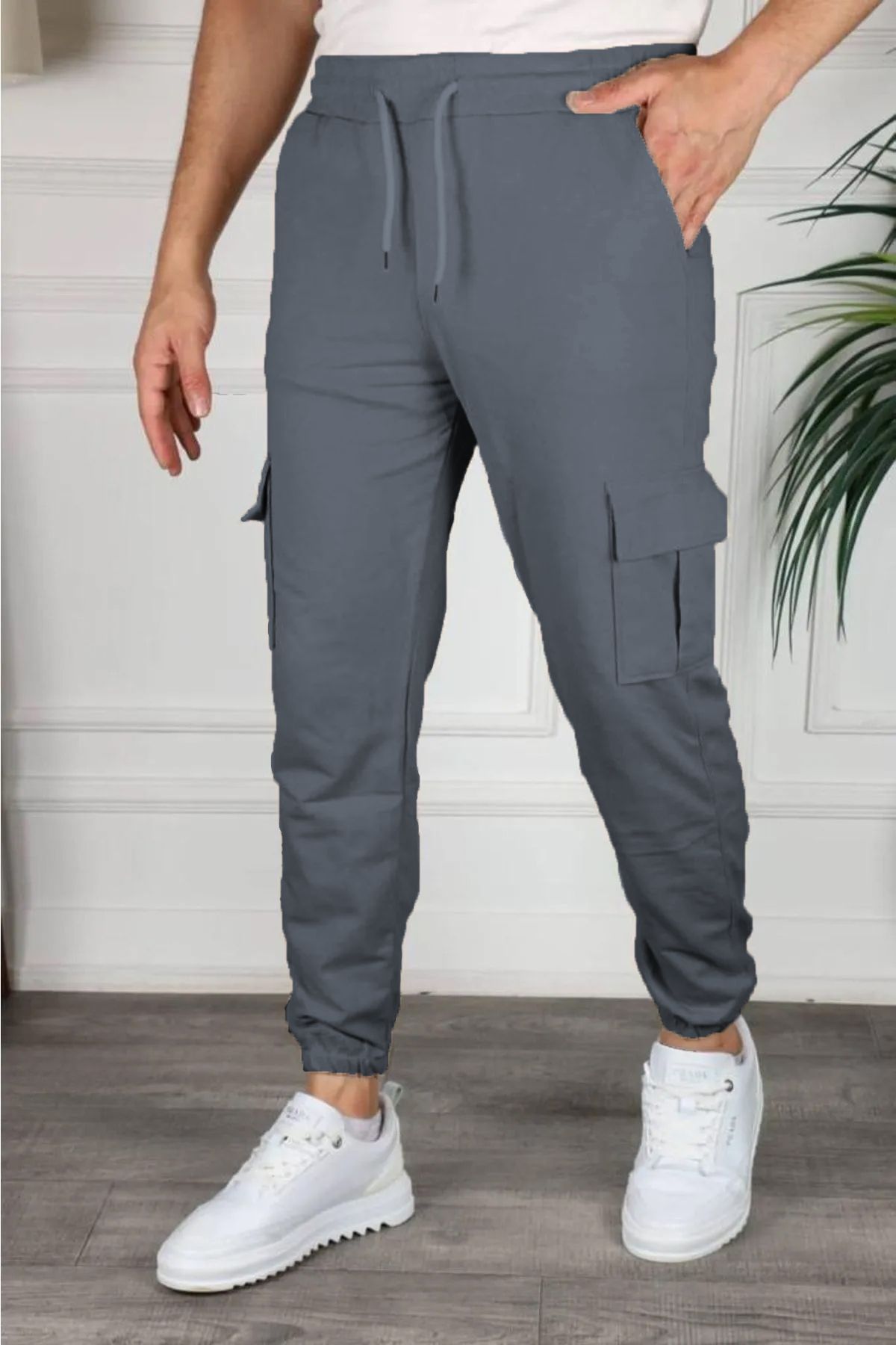 SURMARİ-Unisex Sweatpants with Cargo Pocket 2