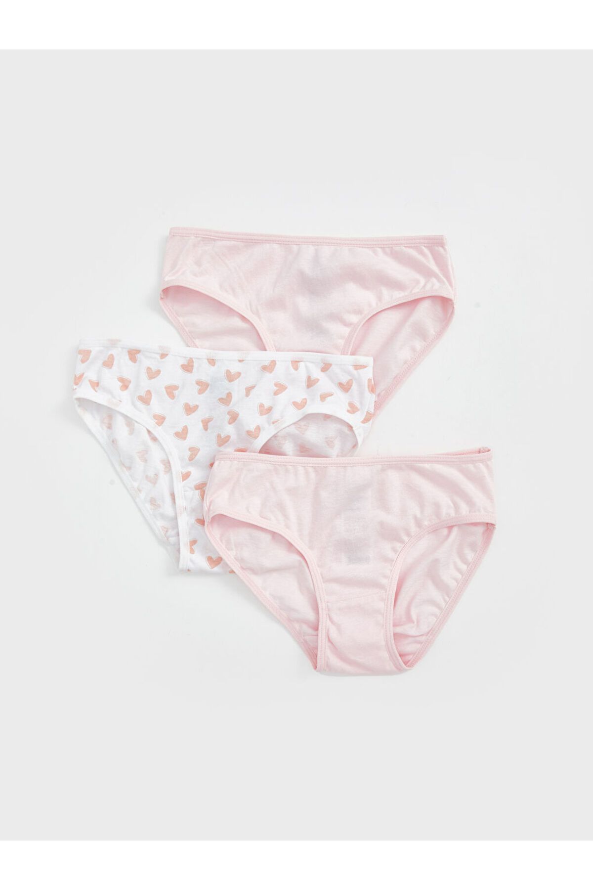 LC Waikiki Yeni Sezon Beli Lastikli Baskili Kiz Cocuk Kulot 3'lu - S5BI50Z1