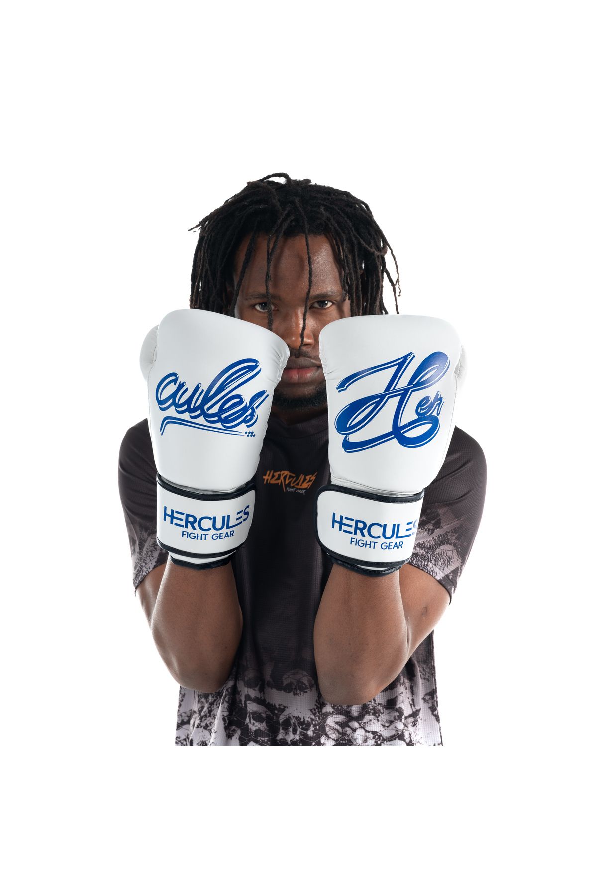 Hercules Fight Gear Profesyonel Beyaz Boks Eldiveni