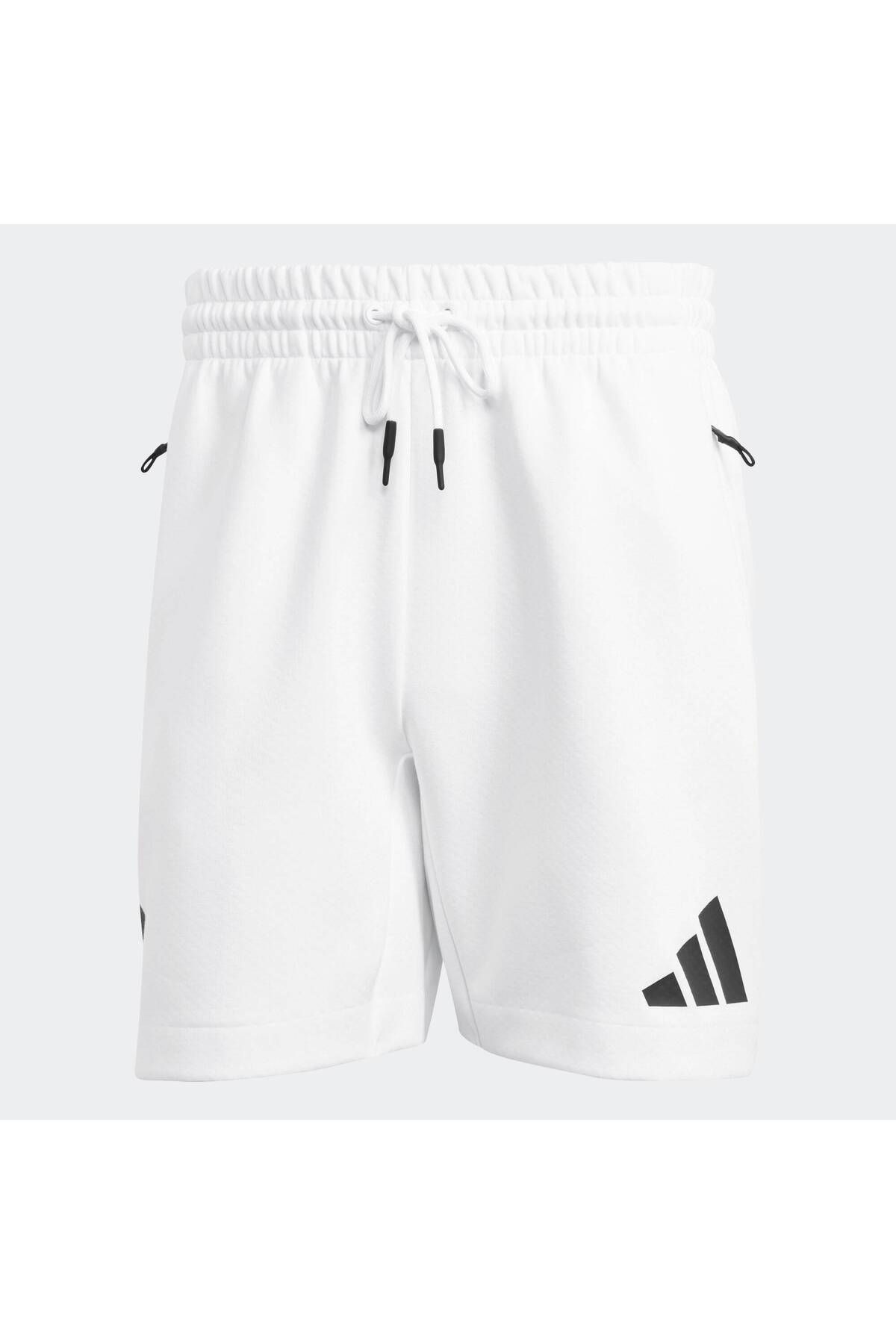 adidas-Z.n.e. Pantaloni scurți albi pentru bărbați (JJ4893) 6