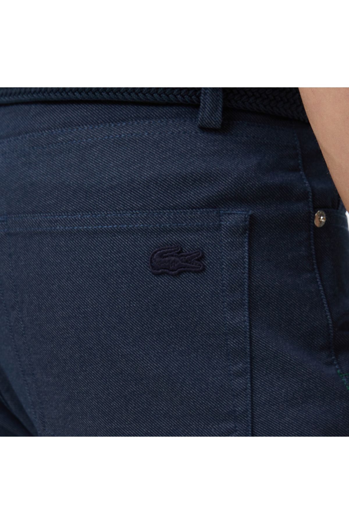 شلوار آبی مردانه باریک و اورجینال Lacoste